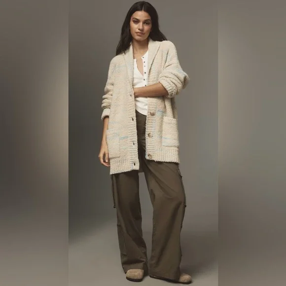 NWT Anthropologie Pilcro oversized Cardigan - Picture 3 of 5